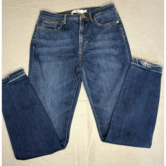 VINEYARD VINES Jamie Jeans Skinny Released Hem-Size 29 Dark Wash - Picture 6 of 11